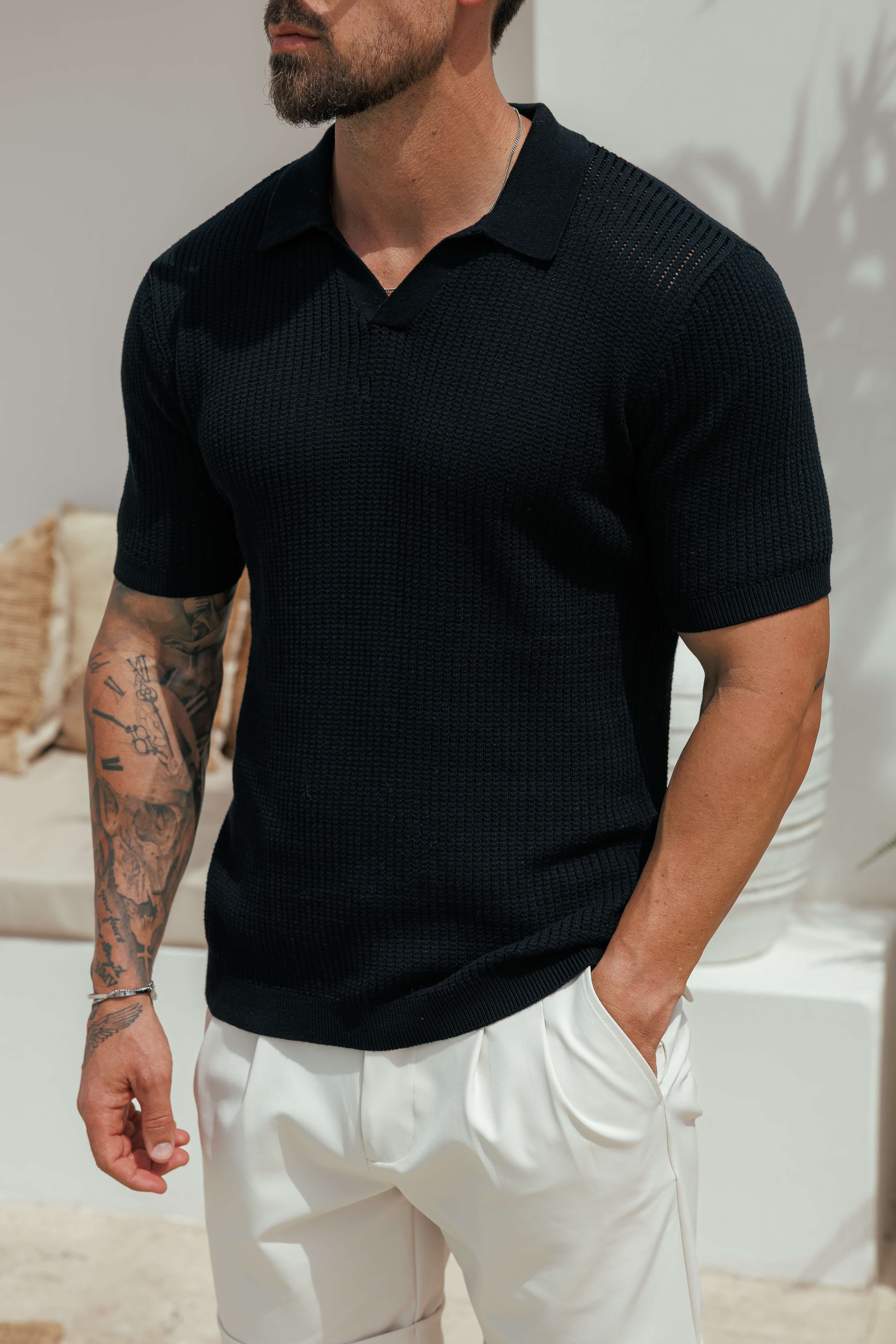 AERO POLO - BLACK